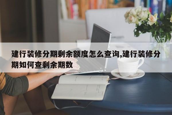 建行装修分期剩余额度怎么查询,建行装修分期如何查剩余期数